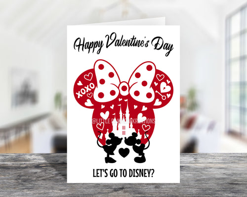 Mickey and Minnie 2 | Valentine's Card