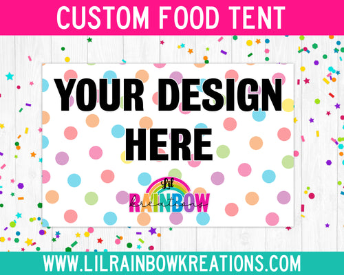 Custom Order | Food Tents