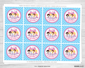 FVTAGS-477 | Disney Princess Inspired Favor Tags