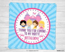 Load image into Gallery viewer, FVTAGS-477 | Disney Princess Inspired Favor Tags