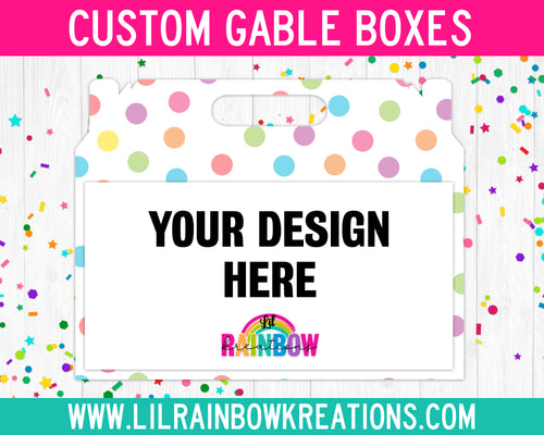 Custom Order | Gable Box Label