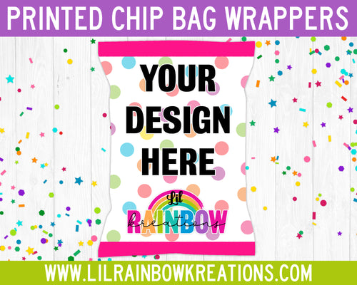 Printed Order | Chip Bag Wrappers