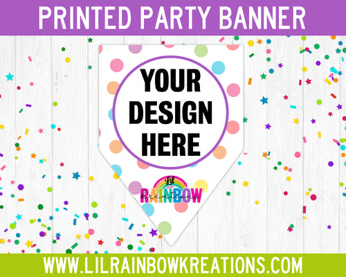 Printed Order | Party Banner