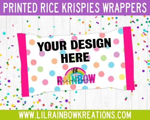 Printed Order | Rice Krispies Wrappers
