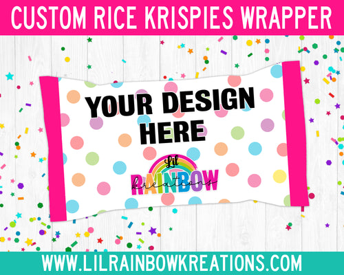 Custom Order | Rice Krispies Wrapper