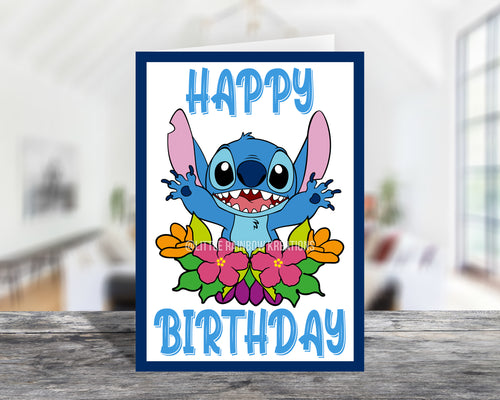 Stitch | Birthday Card