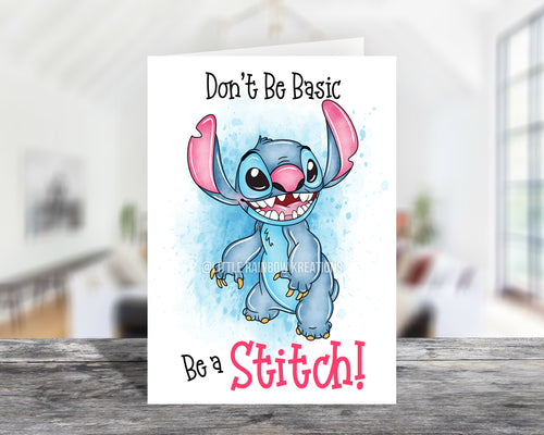 Stitch 4 | Birthday Card