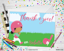 Load image into Gallery viewer, 029 | Softball Party Invitation &amp; Thank You Card