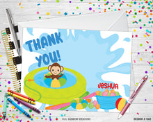 Load image into Gallery viewer, 048 | Swimming Pool Party Invitation &amp; Thank You Card