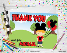 Load image into Gallery viewer, 055 | Mickey Mouse Clubhouse Party Invitation &amp; Thank You Card