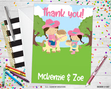 Load image into Gallery viewer, 097 | Cowgirl Party Invitation &amp; Thank You Card