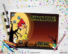 Load image into Gallery viewer, 148 | Angry Birds Party Invitation &amp; Thank You Card