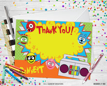 Load image into Gallery viewer, 160 | Yo Gabba Gabba Party Invitation &amp; Thank You Card