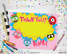 Load image into Gallery viewer, 162 | Yo Gabba Gabba Party Invitation &amp; Thank You Card