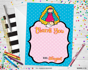 174 | Virgencita Plis Party Invitation & Thank You Card