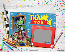 Load image into Gallery viewer, 178 | Toy Story Party Invitation &amp; Thank You Card