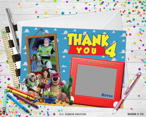 178 | Toy Story Party Invitation & Thank You Card