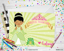 Load image into Gallery viewer, 181 | Princess Tiana Inspired Party Invitation &amp; Thank You Card