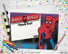 Load image into Gallery viewer, 192 | Spiderman Party Invitation &amp; Thank You Card