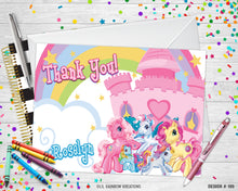 Load image into Gallery viewer, 199 | My Little Pony Party Invitation &amp; Thank You Card