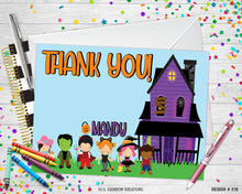 Load image into Gallery viewer, 219 | Halloween Costume Party Invitation &amp; Thank You Card