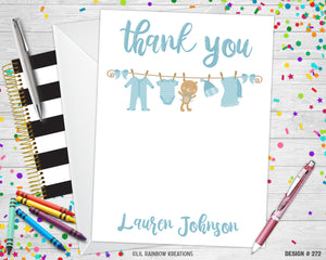 272 | It's A Boy Baby Shower Invitation & Thank You Card