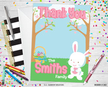 Load image into Gallery viewer, 303 | Easter Bunny Party Invitation &amp; Thank You Card