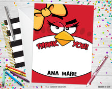 Load image into Gallery viewer, 376 | Angry Birds Party Invitation &amp; Thank You Card