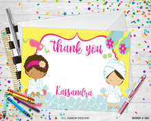 Load image into Gallery viewer, 390 | Spa Party Invitation &amp; Thank You Card