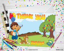 Load image into Gallery viewer, 395 | Go Diego Go Party Invitation &amp; Thank You Card