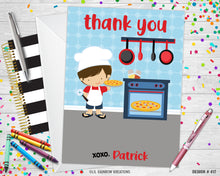 Load image into Gallery viewer, 417 | Little Chef Party Invitation &amp; Thank You Card