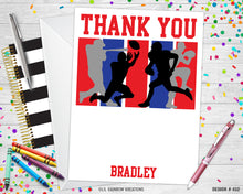 Load image into Gallery viewer, 452 | Sports Theme Party Invitation &amp; Thank You Card