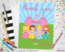 Load image into Gallery viewer, 473 | Royal Princess Party Invitation &amp; Thank You Card