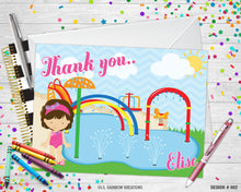 Load image into Gallery viewer, 882 | Splash Pad Party Invitation &amp; Thank You Card