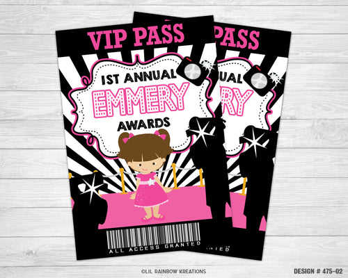 VIP 475-02 | Pink Carpet Vip Badge