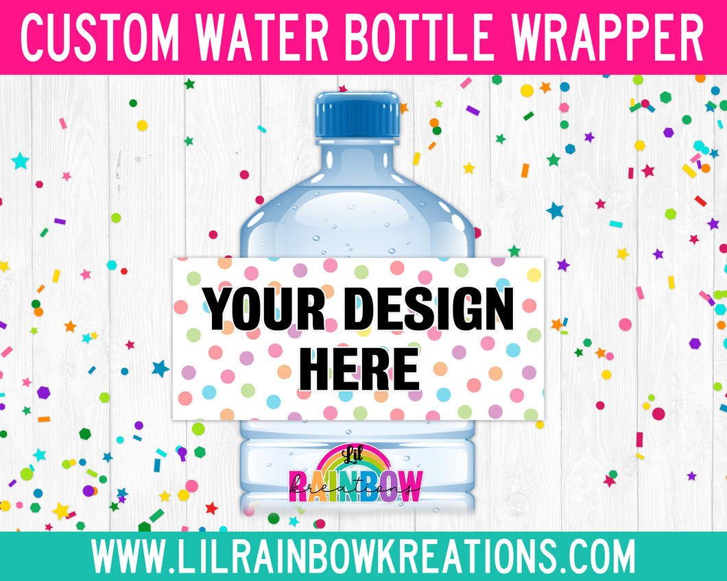 Custom Order | Water Bottle Wrapper