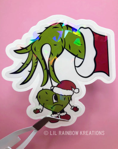 Benito Stole Christmas | Holographic Sticker