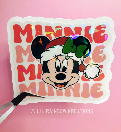 Minnie | Holographic Sticker
